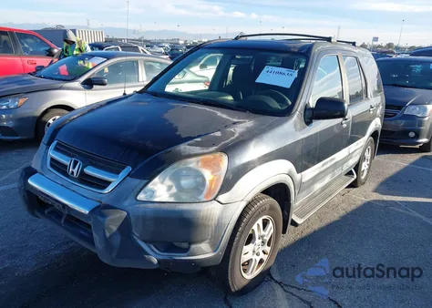 2004 Honda Cr-V Ex из США, поврежденный, VIN JHLRD788X4C007026